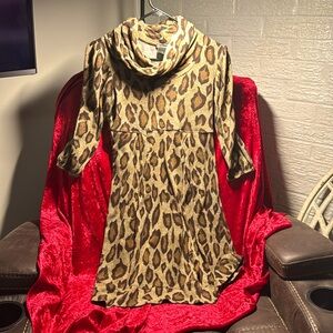 Leopard print dress
